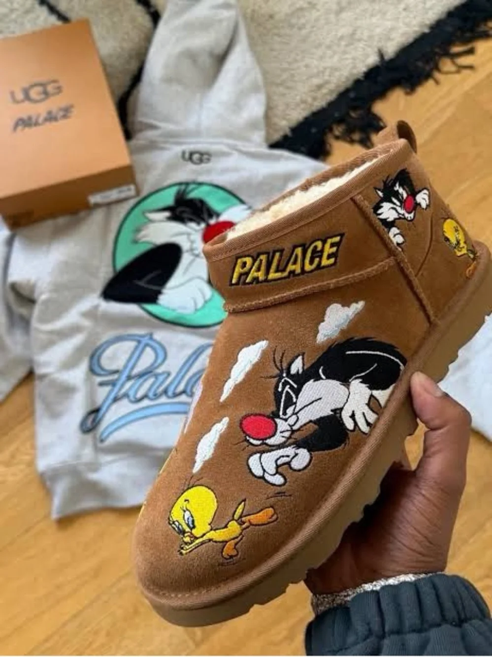 PALACE x Uggs x Warner Bros Tasman Slipper Boot